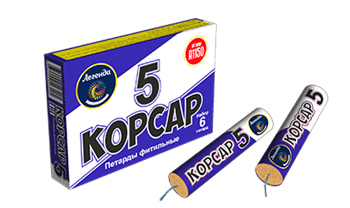  Петарды корсар 5  в Октябрьском