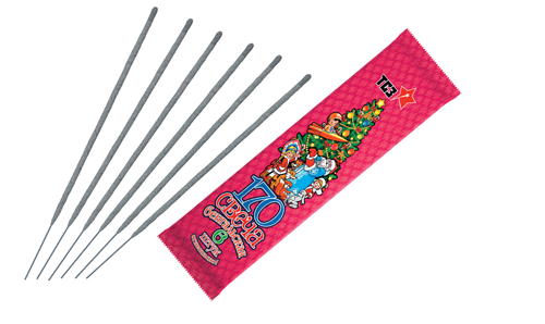  Бенгальские свечи 6 шт 170 мм в пакете  в Октябрьском